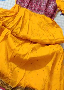 Beautiful Saree Stiched Ethnic Dress 💛🌟😍