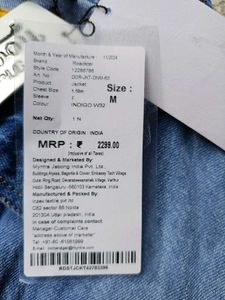 Roadster Denim Jacket, M Size