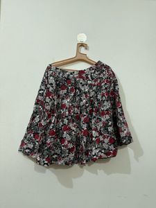 Floral Print Skirt