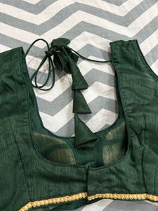Half Sleeves Blouse W Dori