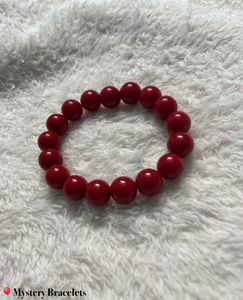Red Beaded Bracelet
