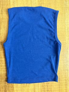 Blue Sleeveless Top
