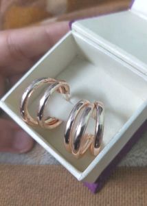 Rose Gold Hoop Earrings