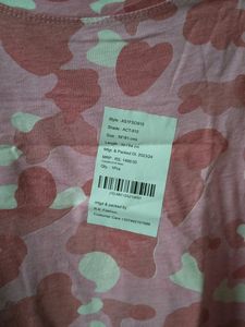 Shark Print New Pink Tshirt