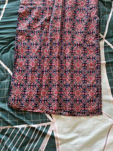Patterned Long Sleeve Kurtha