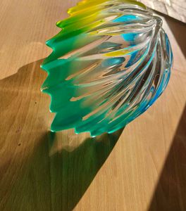 Mikasa Walther Glass Frosted Germany Display Bowl