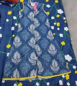 Navy Blue Kurta