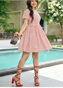 daisy printed cute dress