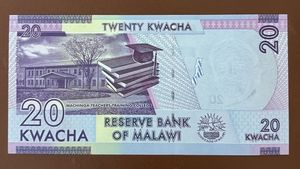 20 Kwacha banknote from Malawi