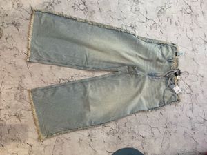 Wide leg denim