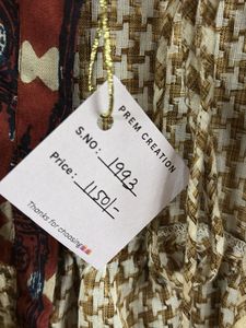 New Boho Print Tie-Front Jacket