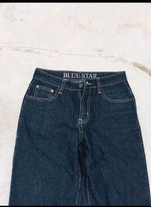 Blue Star Wide Leg Jeans