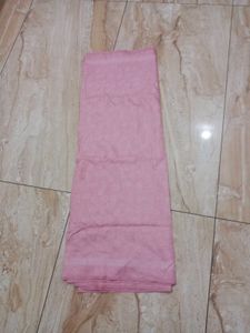 Pink Saree With Blouse Piece