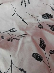 Floral Print white crop Shirt