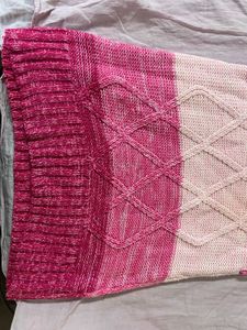 Turtle Neck Knit Dress