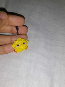 Cute Duck Beaded Phone Charm