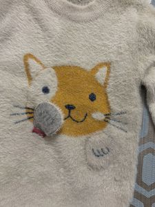 Cute Cat Furry Sweater