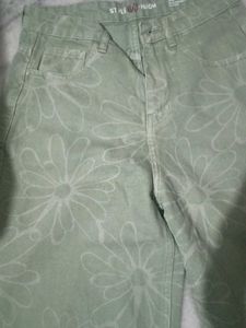 Floral Wide Leg Jeans