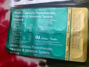 Biotin, Vitamins &amp; Minerals Tablet Biotimik