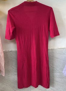 Pink Lacoste Polo Dress