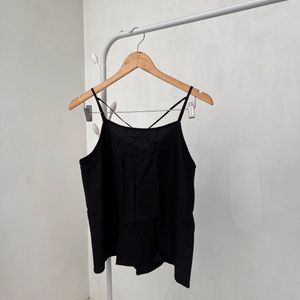 Black Strappy Tank Top
