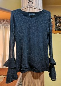 Black Shimmery Top
