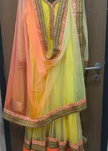 Yellow Anarkali