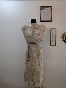 Knit Fringe Dress