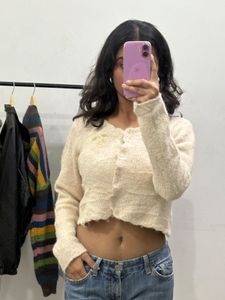 Pretty Flower Patch Sweater