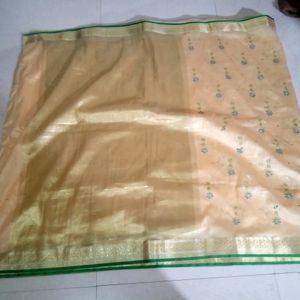 One Time Used Saree ,make Ur Offer