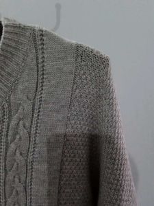 grey daisy knitted dress
