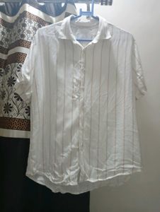 Striped Casual Shirt M size