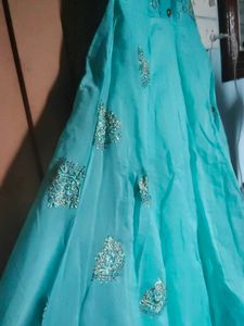 Sea Blue Festival Gown