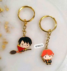 🧙‍♂️✨ Harry Potter-Themed Keychain Set