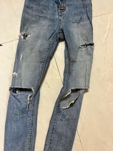 Ripped Denim Jeans