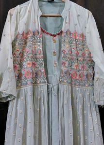 PARTYWEAR SHRUG GOWN☆☆