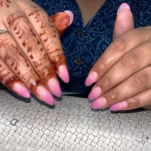 Pink Ombre Press-On Nails
