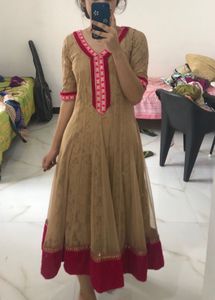 Golden Anarkali