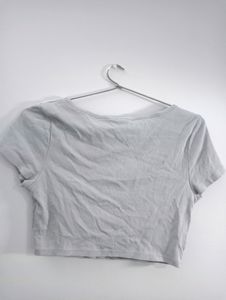 H&amp;M Crop Top - Lavender Colour