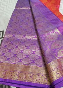 Cotton Silk Saree With Blouse