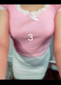 KOREAN PINK TOP AND SKIRT