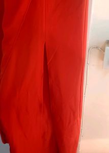 Asymmetric Skirt Plazo Front Slit
