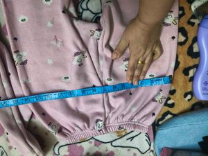 Cute Pink fleece cordset for 5-7 years girl