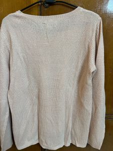 Pantaloons 🔥🔥 Peach Colored Knitted Top