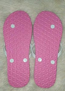 Cute Pink Flip Flops with Bird Design Ind 7