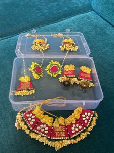 Haldi Jewellery Set