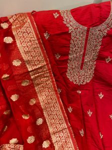 Beautiful Embroidered Unstitched Suit Set