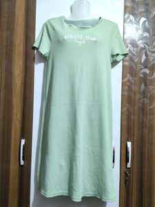 Green T-Shirt Dress