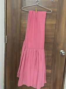 Pink Embroidered Sharara Set