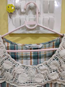 Cute Plaid Korean Tunic Top/Dress